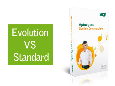 Sage Apinégoce standard vs evolution